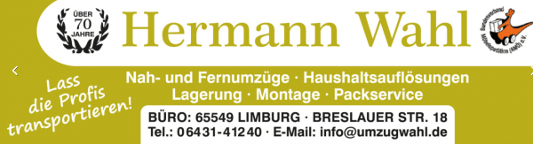 Hermann Wahl Umz&uuml;ge