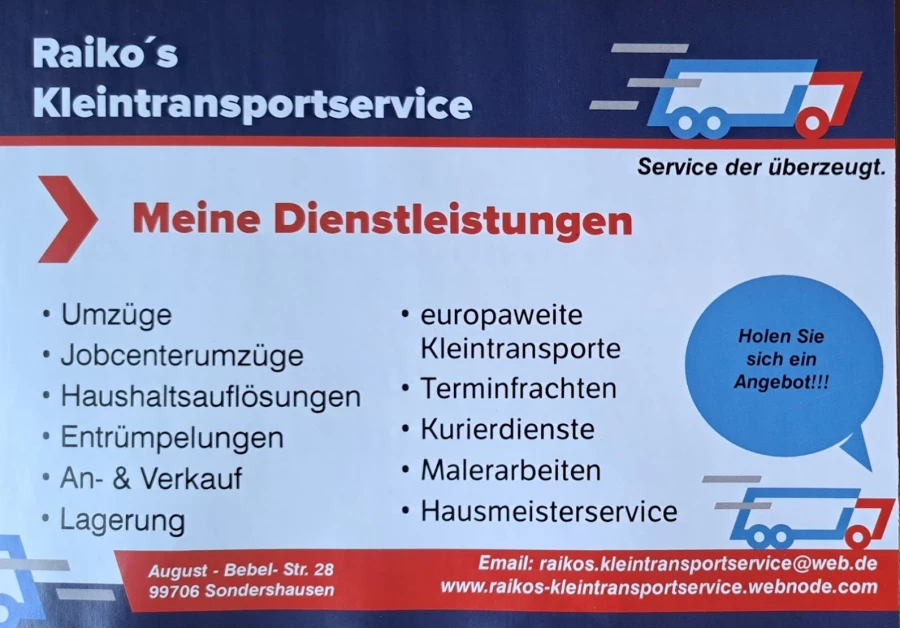 Raikos Kleintransportservice Umzüge_2